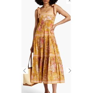 Zimmermann pattie tied floral dress